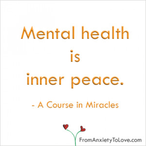 Mental Health Inner Peace...