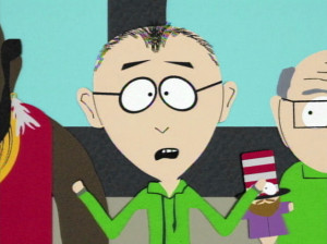 ... : Is there an episode where Mr. Mackey has a normal-sized head