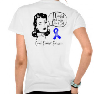 colon cancer rosie i fought and won like a girl tees $ 37 95