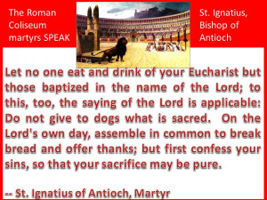 The Early Church Fathers SPEAK