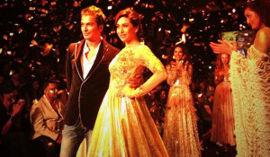 Karisma Kapoor Dazzles Gold