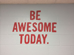 ... students’ bathrooms, creating themes and using inspirational quotes