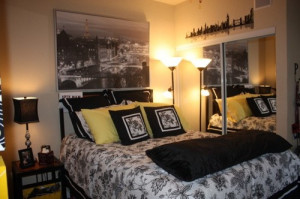 Use a picture frame, candle stick, and wooden plaque to create this!