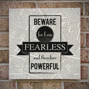 Powerful Quotes Literary quote on canvas