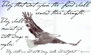 Eagle With Isaiah Quote by nataliecardon