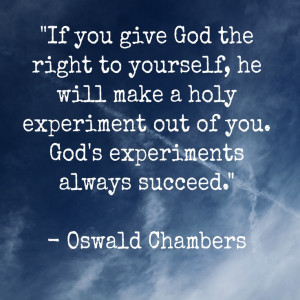Oswald Chambers #quote