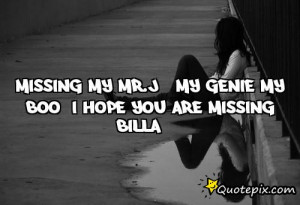 Missing my Mr.J # my Genie#my boo #i hope you are missing Billa 2