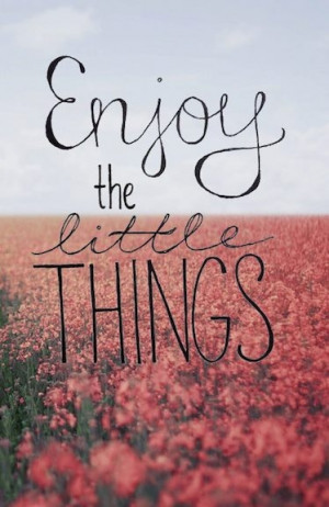 the little things that make the biggest impact i m enjoying a little ...