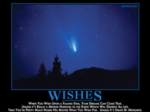wishes when you wish upon a falling star your