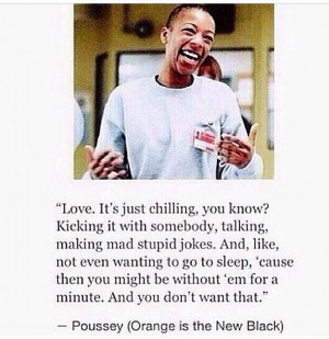 Love Poussey! Orange is the New Black