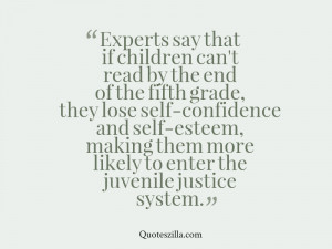 ... End Of The Fifth Grade They Lose Self Confidence - Confidence Quote
