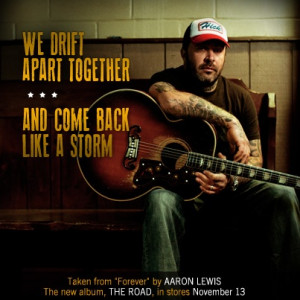 Aaron Lewis Lyric Card for 
