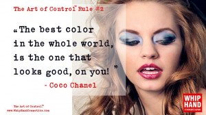 ... Rule 2: What Is The Best Color For A Woman To Wear from Coco Chanel