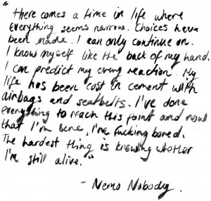 Mr Nobody Movie Quotes