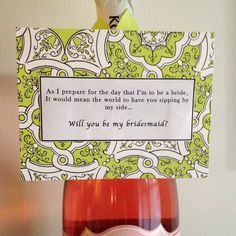My future sister-in-law is too cute* Will you be my bridesmaid? More