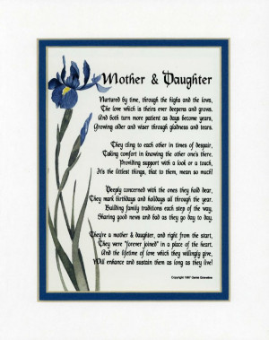 poem happy mothers daughters quotes mothers daughters daughters poem ...