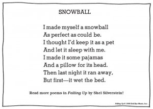 Shel Silverstein -- Snowball