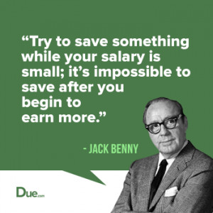 Jack Benny – Saving When You Have Nothing