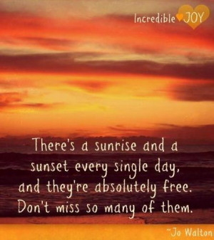 Sunset Quote Sunrise And...