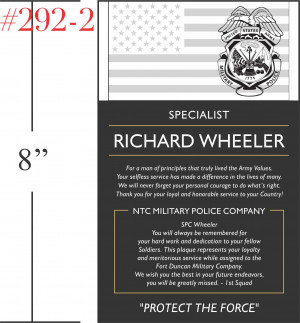 military retirement plaque wording source http military allalla com ...