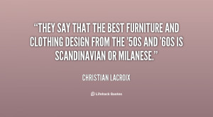 They say that the best furniture and clothing design from the '50s and ...