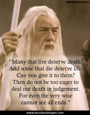 Gandalf quotes