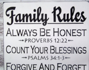 ... sign, word art family sign, large wall art, bible verse, christian art