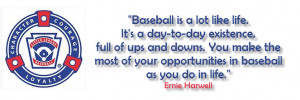 Baseball quote Erb and Young Insurance Sponsors Little League Baseball ...