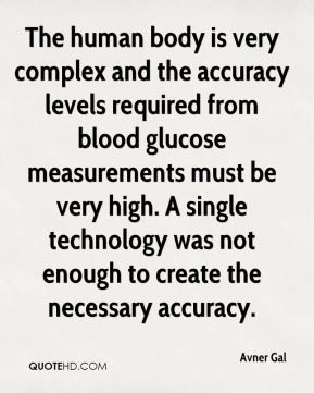 The human body is very complex and the accuracy levels required from ...