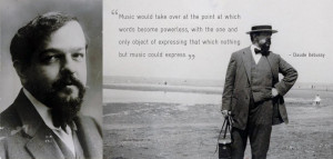 On this day 150 years ago the French composer Claude Debussy was born ...