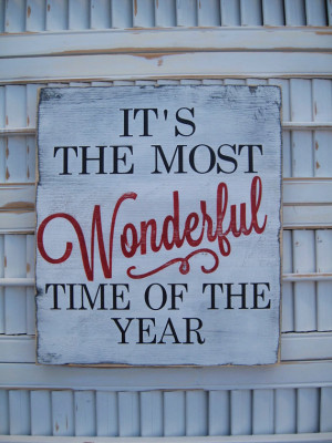 It's The Most Wonderful Time Of The Year Christmas by wordwillow, $23 ...