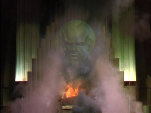 The Wizard of Oz looks frightening!!