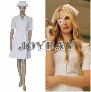 Film Kill Bill elle Fahrer cosplay weiß krankenschwester uniform ...