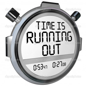 Time is Running Out Stopwatch Timer Clock - Stock Image