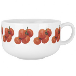 Tomato Vegetable fun soup bowl Soup Bowl With Handle