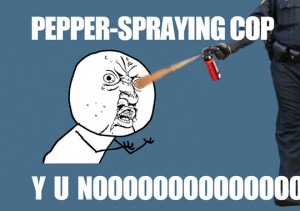 Funny photos funny pepper spray cop meme