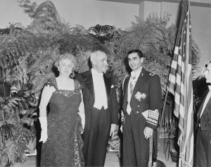 Bess Truman, US President Harry Truman, and Shah of Iran Mohammad Reza ...