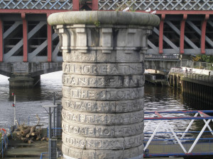 Bridge Piers, near Dixon Street, Glasgow. By Ian Hamilton Finlay ...