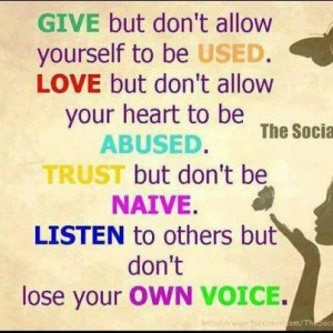 Give, Love, Trust, Listen