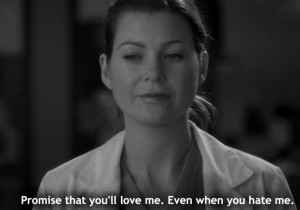 grey's anatomy,meredith grey,love)