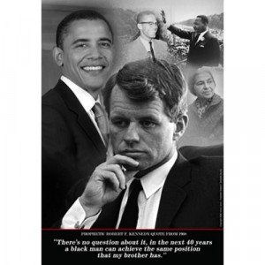 Barack Obama - RFK Prophetic Quote, 1968 Poster Print by Tonya Jones ...
