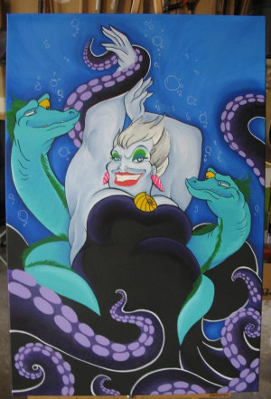 Ursula The Sea Witch Makeup