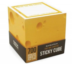 Bring some humor to your office with this Cheese Sticky Note ($50).