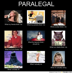 ... do? cry...no one should have to do paralegal school after law school