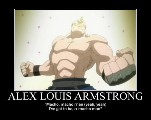 ... fullmetal alchemist character alex louis armstrong quote lyrics from