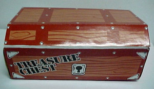 cardboard treasure chest