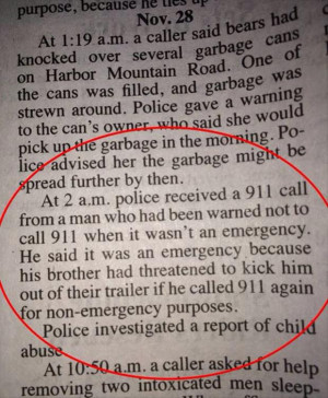 Funny 911 Calls