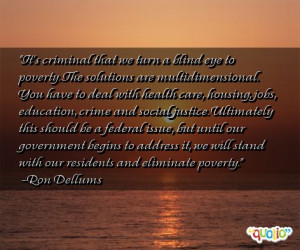 It's criminal that we turn a blind