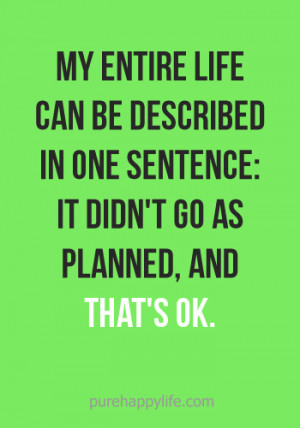 One Sentence Quotes
