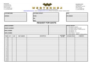 Equipment Quote Template by shuifanglj